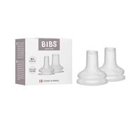 BIBS Boquilla para Biberón - Pack de 2 - Sin BPA, Tetina Redonda de Silicona, Apta para Recién Nacidos y Niños Pequeños de 6+ Meses
