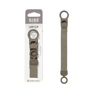 BIBS Cadena para chupete Loop, Dark Oak | Mantiene el chupete al alcance de la mano | Sin BPA