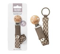 BIBS Cadena para chupete trenzada, Dark Oak/Vanilla | Mantiene el chupete al alcance de la mano