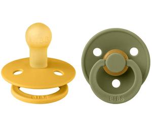 Bibs Chupetes Colours Honey Bee/Olive +6m 2 uds