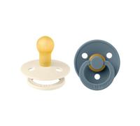 Bibs Chupetes Ivory Petrol Talla 1 2uds