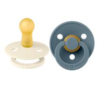 Bibs Chupetes Ivory Petrol Talla 2 2uds