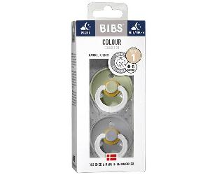 Bibs Chupetes Nocturnos Talla 1 0-6 Meses Verde y Gris 2 Uds