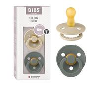 BIBS Colour Paquete de 2 chupetes. Libre de BPA