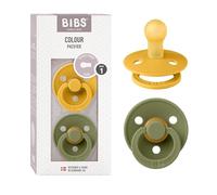 Bibs Duo Chupete Látex Honey Bee Olive 0-6M 2uds