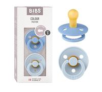 Bibs Pack Chupetes Azul Bebé & Azul Claro 0-6m T1 2uds