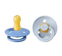 Bibs Pack Chupetes Azul Bebé & Azul Claro 0-6m T1 2uds