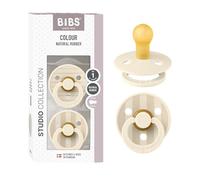 Bibs - Pack 2 chupetes Colour 0-6 meses - Ivory/vanilla