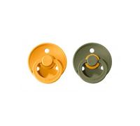 Bibs Duo Chupete Látex Honey Bee Olive 0-6M 2uds