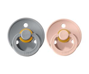 Bibs Duo Chupete Látex Nube Sonrojo 0-6M 2uds