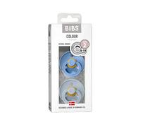 Bibs Duo Chupete Sky Blue Baby Blue 6-18M 2uds