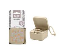 BIBS Liberty Caja con correa para chupete. Broche para chupete y caja esterilizadora. Material de calidad alimentaria libre de BPA 100% - Strawberries and Cream Vanilla