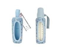 BIBS Liberty Funda protectora para biberones grande 225 ml - Funda protectora de neopreno para botellas Bibs - Diseño Liberty, grande, Charmomile Lawn Baby Blue
