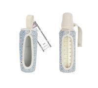 BIBS Liberty Funda protectora para biberones grande 225 ml - Funda protectora de neopreno para botellas Bibs - Diseño Liberty Print, grande, Capel Ivory