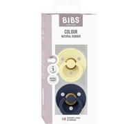 Bibs Pacifier Colour Round Luna Deep Space 0-6M 2 Unidades