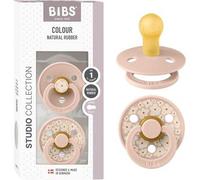 Bibs - Pack 2 chupetes Colour 0-6 meses - Jasmine blush