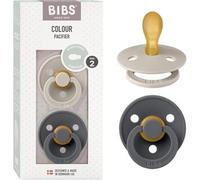 Bibs - Pack 2 chupetes Colour 6-12 meses - Sand/Iron