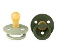Bibs Pack Chupetas Látex 0-6 M Sage Hunter green T1 2 uds
