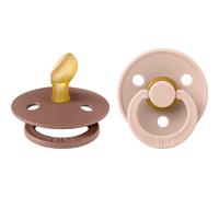 Bibs Pack Chupetas Látex 6-18 M Woodchuck Blush T2 2 uds