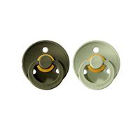 Bibs Pack Chupetas Látex 6-18m Sage Hunter Green T2 2 Unidades