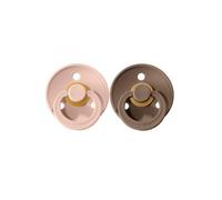 Bibs Pack Chupetes Látex 0-6m Dark Oath e Blush T1 2 Unidades