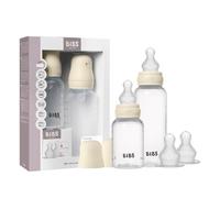 Kit de iniciación para biberón BIBS Grow & Flow, silicona - Anticólicos, sin BPA, tetina redonda, flujo lento/medio/rápido, ligero y fácil de limpiar, adecuado para recién nacidos, 0+ años
