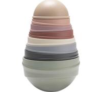 Bibs Set Wobbly Tower Bright Rainbow