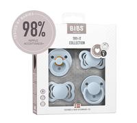 Bibs Pack Chupetes Try It Blue 0-6M x4