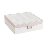 BIBTOO Caja de Almacenamiento de Joyas, Organizador de Pendientes y Anillos, Estuche multifunción de Gran Capacidad.
