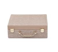 BIBTOO Caja de Almacenamiento organizadora de Joyas de 9,25 Pulgadas, pequeña Caja for cosméticos, for exhibir Anillos, Pulseras y Collares.