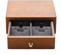 BIBTOO Caja for Anillos, joyero de Madera Maciza, Organizador de Pendientes, joyero, Caja organizadora for Anillos, joyero