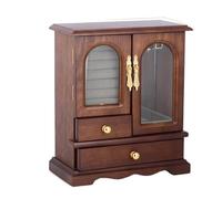 BIBTOO Caja organizadora de Joyas con 2 cajones, Ideal for Guardar Pendientes, Anillos y exhibir Joyas.(2)