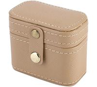 BIBTOO Caja organizadora de Joyas, Mini Caja for Anillos, Caja for aretes, Caja de Almacenamiento for Joyas, Caja de Viaje for Joyas, Caja de joyería portátil, Organizador de Joyas(4)