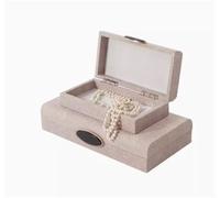 BIBTOO Estuche de joyería Moderno, Organizador de Almacenamiento, Caja de Cuero for Anillos, Pulseras, Relojes, Collares, Pendientes y Accesorios.(3)