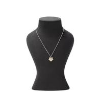 BIBTOO Expositor de Joyas 3D con Cadena for Collares, Color Negro, for exhibir, exhibir, Boutique, Busto de maniquí, organización del hogar, Organizador de Joyas for niñas y Mujeres.(1)