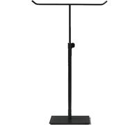 BIBTOO Expositor de Joyas de Metal, Soporte for Collares, Barra en T, Organizador de Joyas de sobremesa, Torre for Colgar Colgantes, Pendientes, Pulseras.(Black)