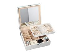 BIBTOO Joyero de Estilo Europeo con Cerradura for Guardar Joyas, Relojes, Collares y Pulseras.(2)