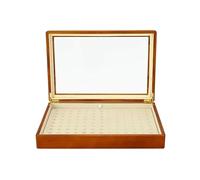 BIBTOO Joyero Multifuncional, Caja de Madera for Guardar Joyas, Bandeja de Microfibra for exhibir Anillos, Caja for Guardar Pulseras.