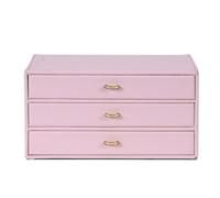 BIBTOO Joyero Organizador Caja de Almacenamiento de Joyas Multicapa Gran Capacidad Pendientes Collar Pulsera Broche joyería Caja de Regalo for niñas Organizador de Joyas pequeño(1)