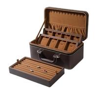BIBTOO Joyero portátil de Viaje, Elegante y Minimalista, de 3 Capas.(2)