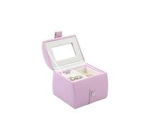BIBTOO Joyero Simple de Doble Capa, Caja de Almacenamiento de Joyas, Gran Capacidad, Organizador de Pendientes, Anillos y Joyas.