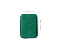 BIBTOO Joyeros Joyero de Franela Retro con Cerradura Joyero Doble Joyero Caja de Almacenamiento de Collar de Pulsera de Jade(2)