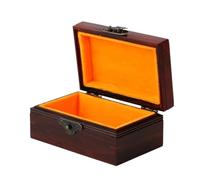BIBTOO Organizador de Joyas, Caja de Madera for Guardar Joyas, Caja for cosméticos, Anillos, Pendientes, Collares, Pulseras y Relojes, Caja pequeña for Guardar Joyas, Organizador de Joyas pequeño