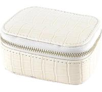 BIBTOO Organizador de Joyas, Caja for Guardar Joyas, Mini Collares, Anillos, Pendientes, aretes, Bolsa de Almacenamiento, Neceser de Viaje, Estuche de Transporte.(3)