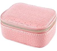 BIBTOO Organizador de Joyas, Caja for Guardar Joyas, Mini Collares, Anillos, Pendientes, aretes, Bolsa de Almacenamiento, Neceser de Viaje, Estuche de Transporte.(2)