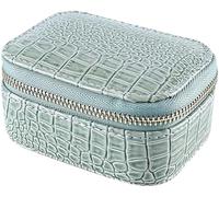BIBTOO Organizador de Joyas, Caja for Guardar Joyas, Mini Collares, Anillos, Pendientes, aretes, Bolsa de Almacenamiento, Neceser de Viaje, Estuche de Transporte.(1)