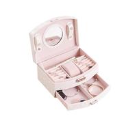 BIBTOO Organizador de Joyas con Espejo y Cerradura, Caja for Joyas, Caja y Expositor for Joyas.