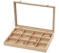 BIBTOO Organizador de Joyas, joyero de Viaje, pequeño joyero portátil, Organizador de Joyas, Estuche de Almacenamiento for Pulseras, Collares y Pendientes, joyeros for Mujer.