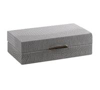 BIBTOO Organizador de Joyas, joyero Sencillo, joyero de Cuero, Elegante joyero de Viaje, portátil, Regalo for Damas y niñas. Joyeros for Mujeres.(1,2.9 * 7.4 * 14.1in)