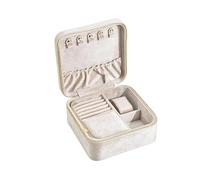BIBTOO Organizador de Joyas Ligero de Lujo de Doble Capa, Caja de Almacenamiento de Joyas de Gran Capacidad, Caja de Almacenamiento de Joyas Multifuncional, Organizador de Joyas pequeño